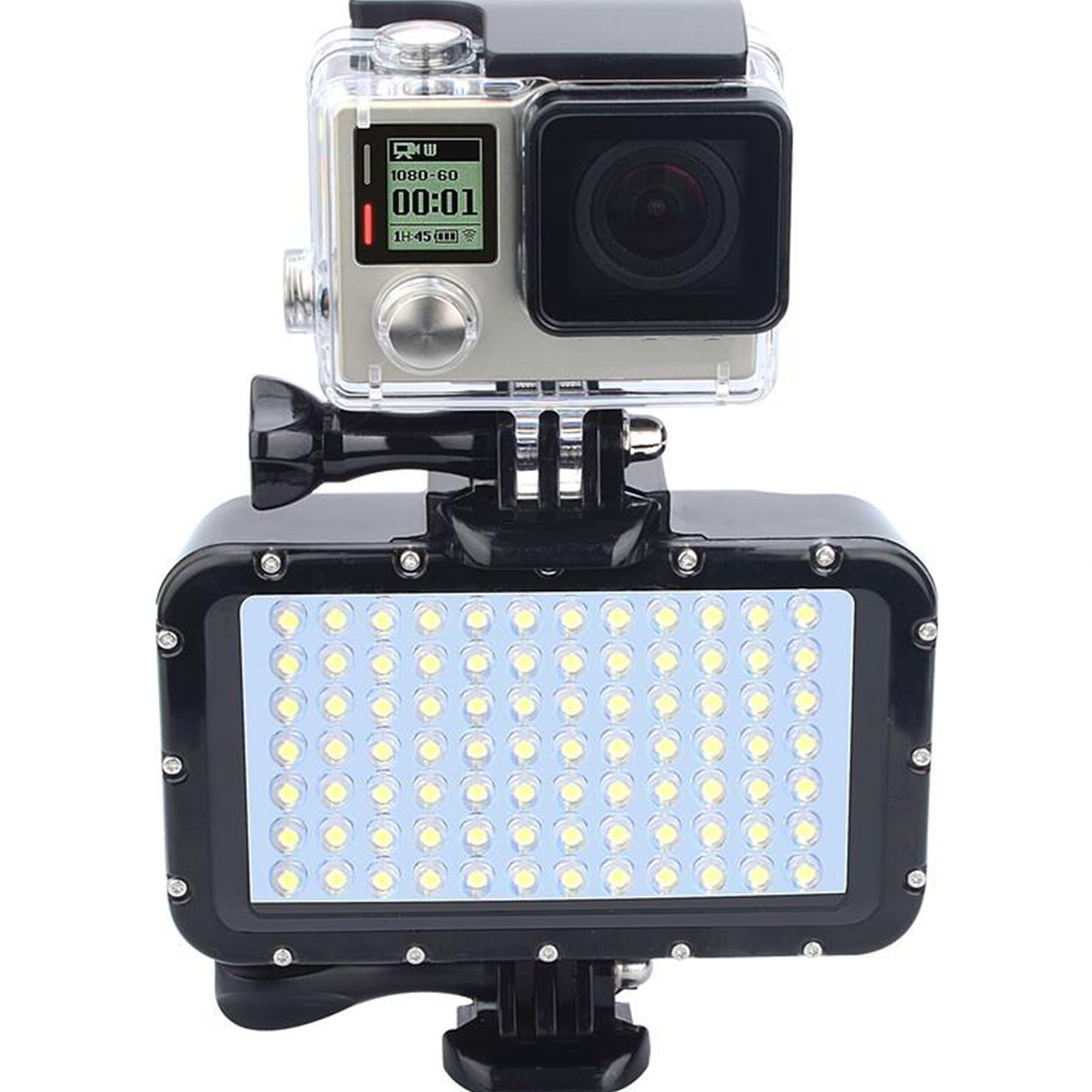 Photography Lighting Description - 50 メートル/164 フィート防水充電式調光可能な水中ライトダイビングライト LED ビデオライト 84