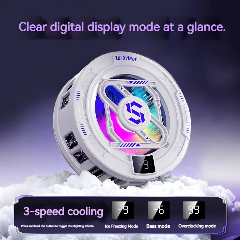 15W スタイリッシュな携帯電話クーラー、冷却ファン、超高速 - Photography Lighting Game のレビューと価格