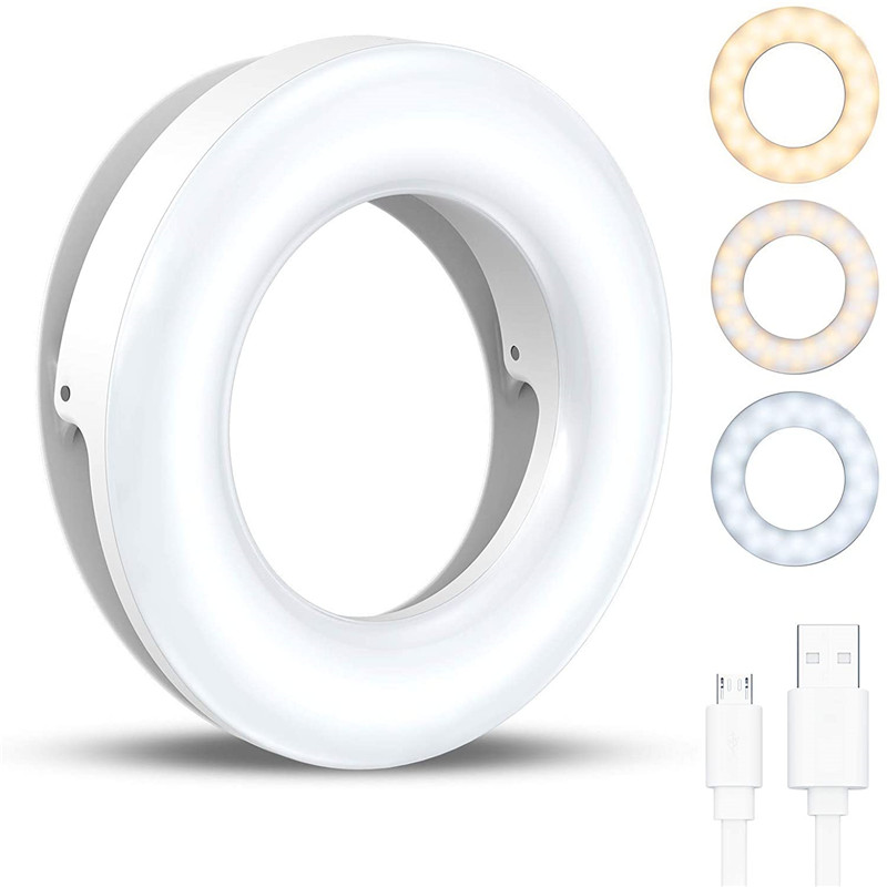 ポータブル LED クリップリングライト 40 LED Se - Photography Lighting Description のレビューと価格