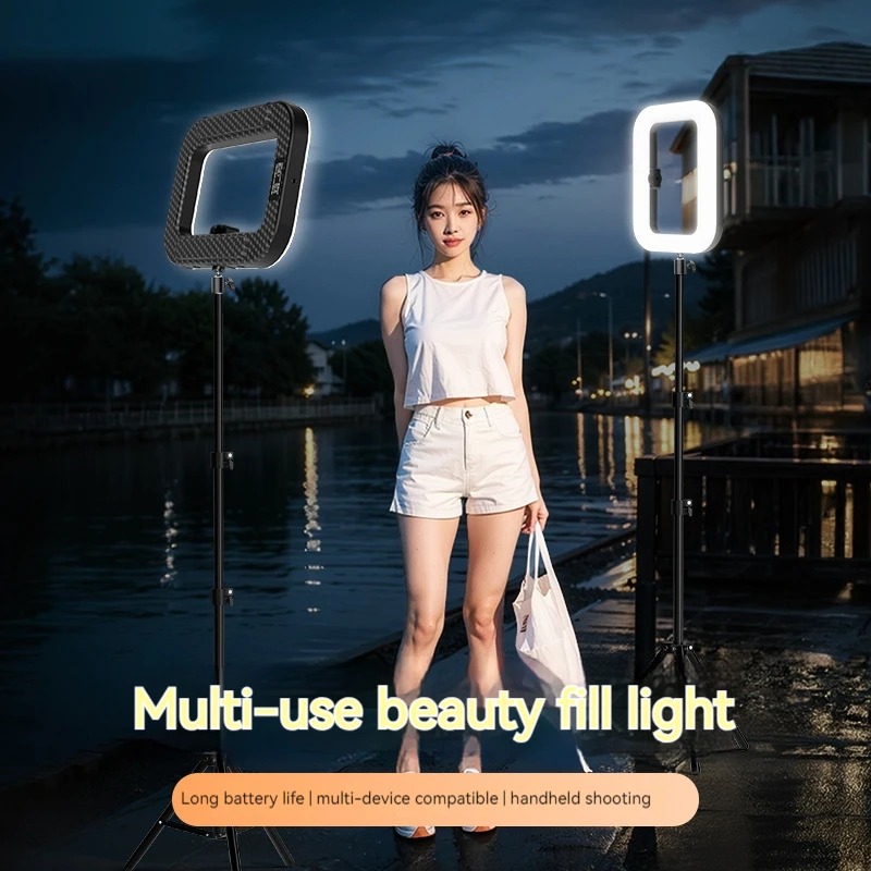 RGBハンドヘルドリングライト、携帯用、スマートフォン用、ラ - Photography Lighting Handheld のレビューと価格