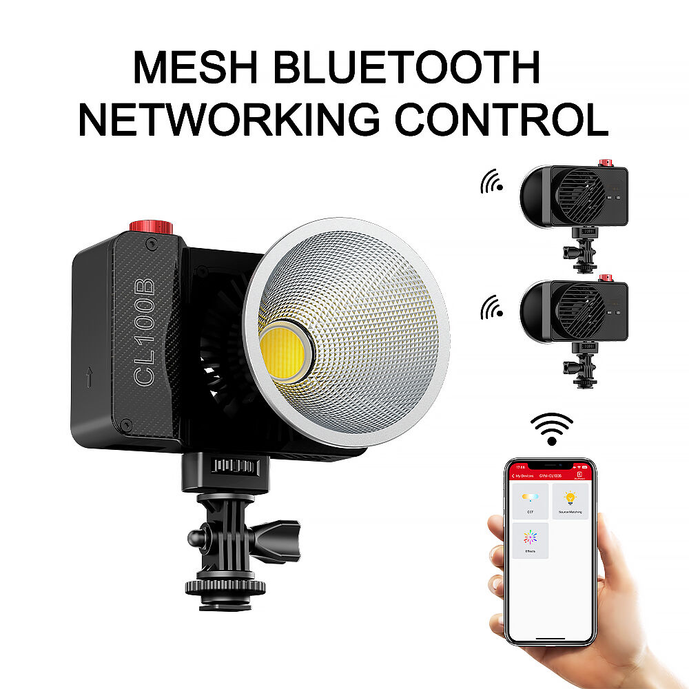 GVM CL100B ポータブル二色LEDモノライト 100 - Photography Lighting Description のレビューと価格