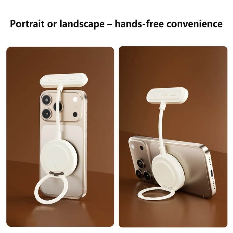 2026年型、磁石付き、携帯用、背面に取り付け可能なセルフィ - Photography Mobile Lighting のレビューと価格
