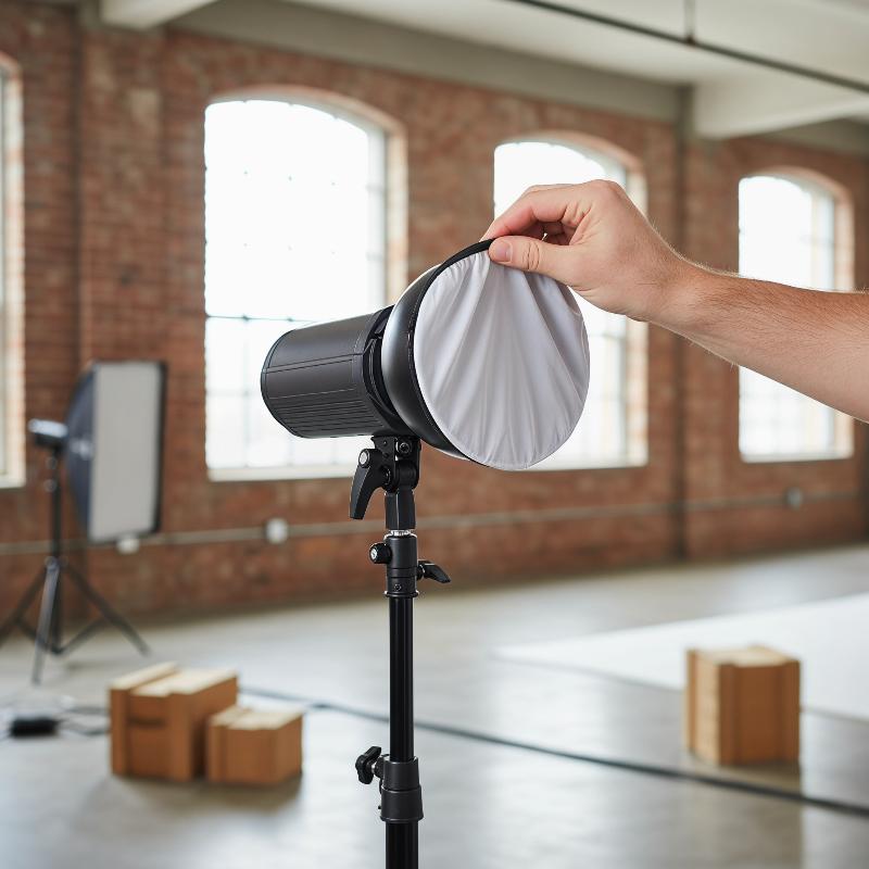 柔らかい光を放つ布製カバー、180mm。写真撮影に最適。スタ - Photography Lighting Meter のレビューと価格