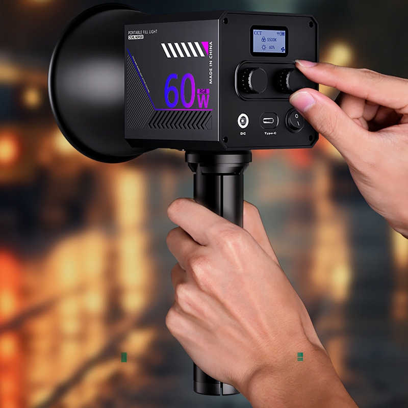 60W RGBビデオライト ポータブルLED撮影スタジオライ - Photography Lighting Handheld のレビューと価格