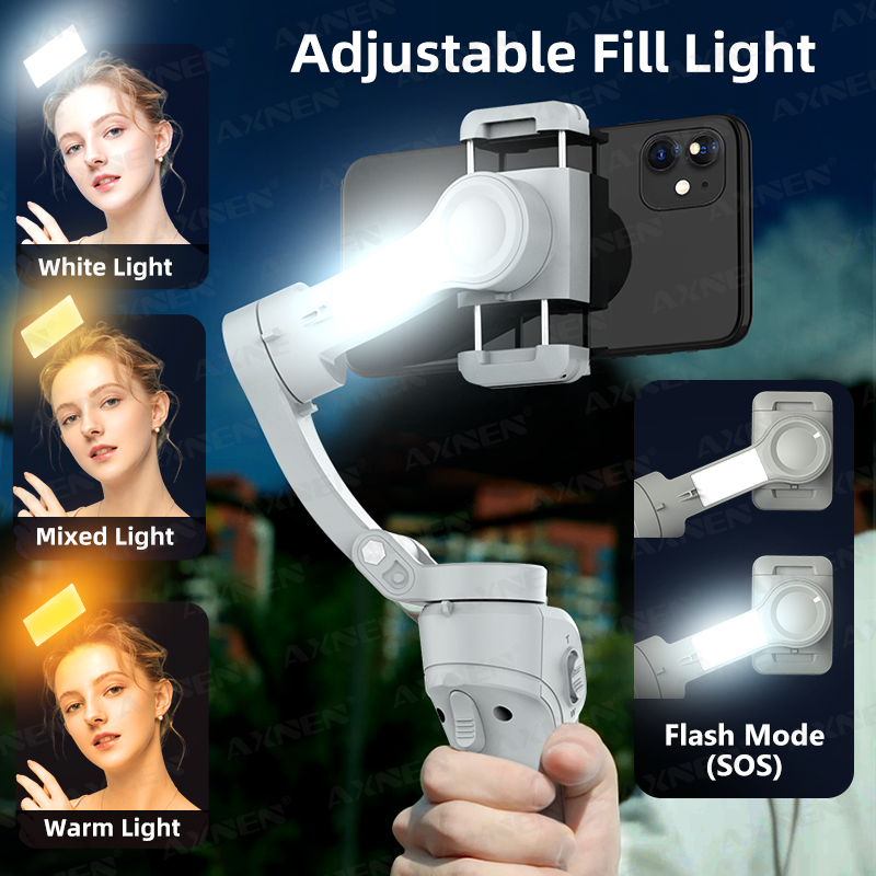 スマートフォン用ハンドヘルド3軸ジンバルスタビライザー、iP - Photography Lighting Handheld のレビューと価格
